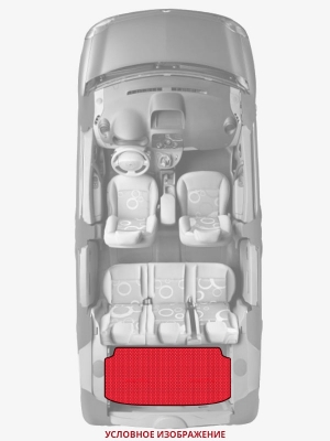 ЭВА коврики «Queen Lux» багажник для Audi A6 (C4)